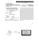 Methods circuits & systems for wireless transmission of a video signal     from a computing platform diagram and image