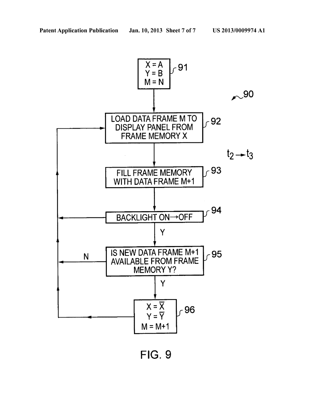 Apparatus, Display Module and Methods for controlling the Loading of     Frames to a Display Module - diagram, schematic, and image 08