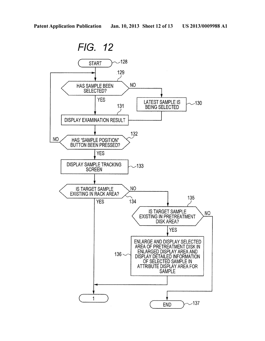 AUTOMATIC ANALYZING DEVICE, INFORMATION DISPLAY METHOD THEREOF, AND     INFORMATION DISPLAY SYSTEM - diagram, schematic, and image 13