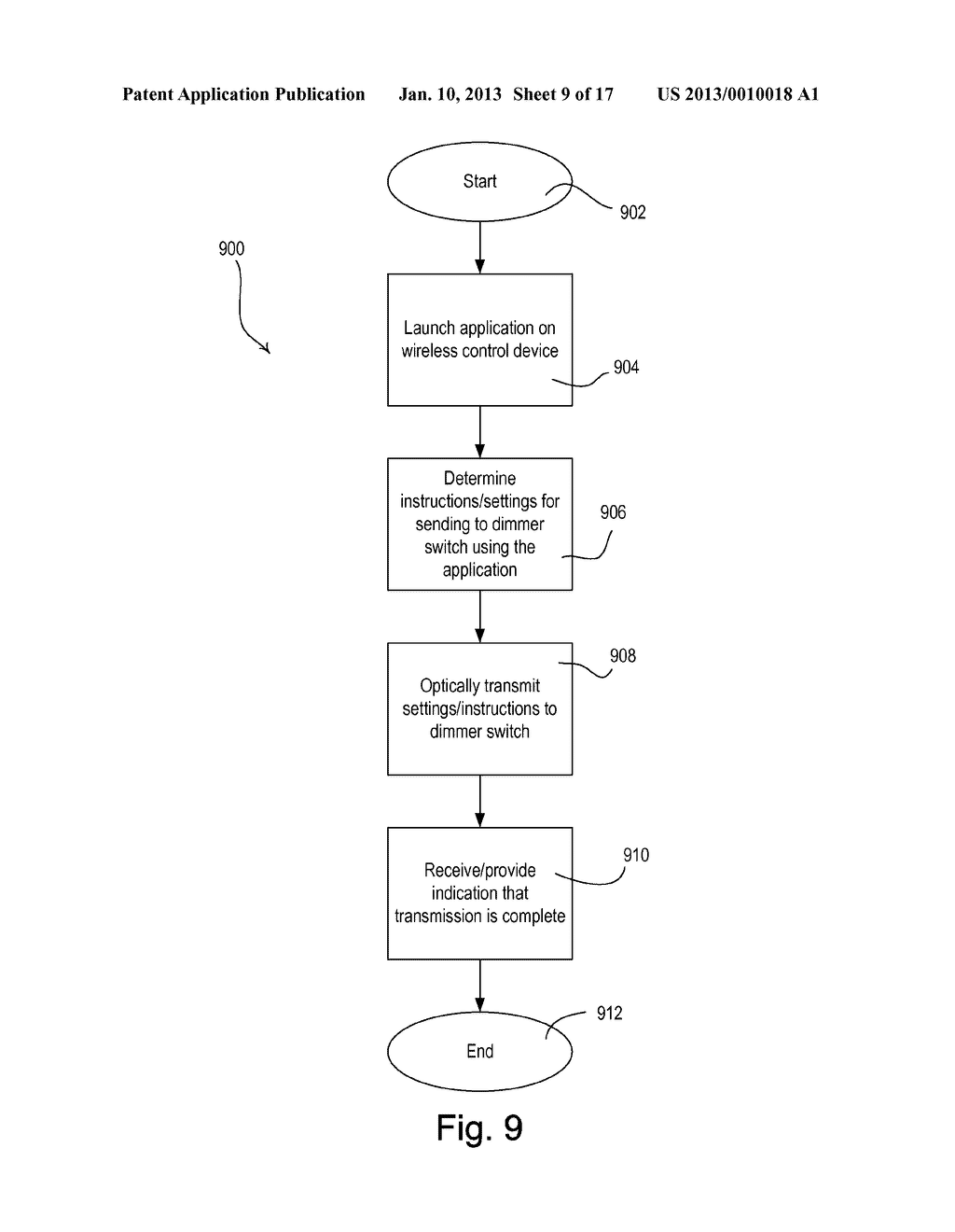 Method Of Optically Transmitting Digital Information From A Smart Phone To     A Control Device - diagram, schematic, and image 10