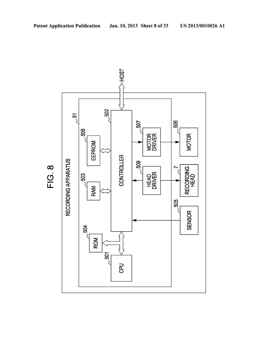 RECORDING APPARATUS AND RECORDING METHOD - diagram, schematic, and image 09