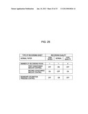 RECORDING APPARATUS AND RECORDING METHOD diagram and image