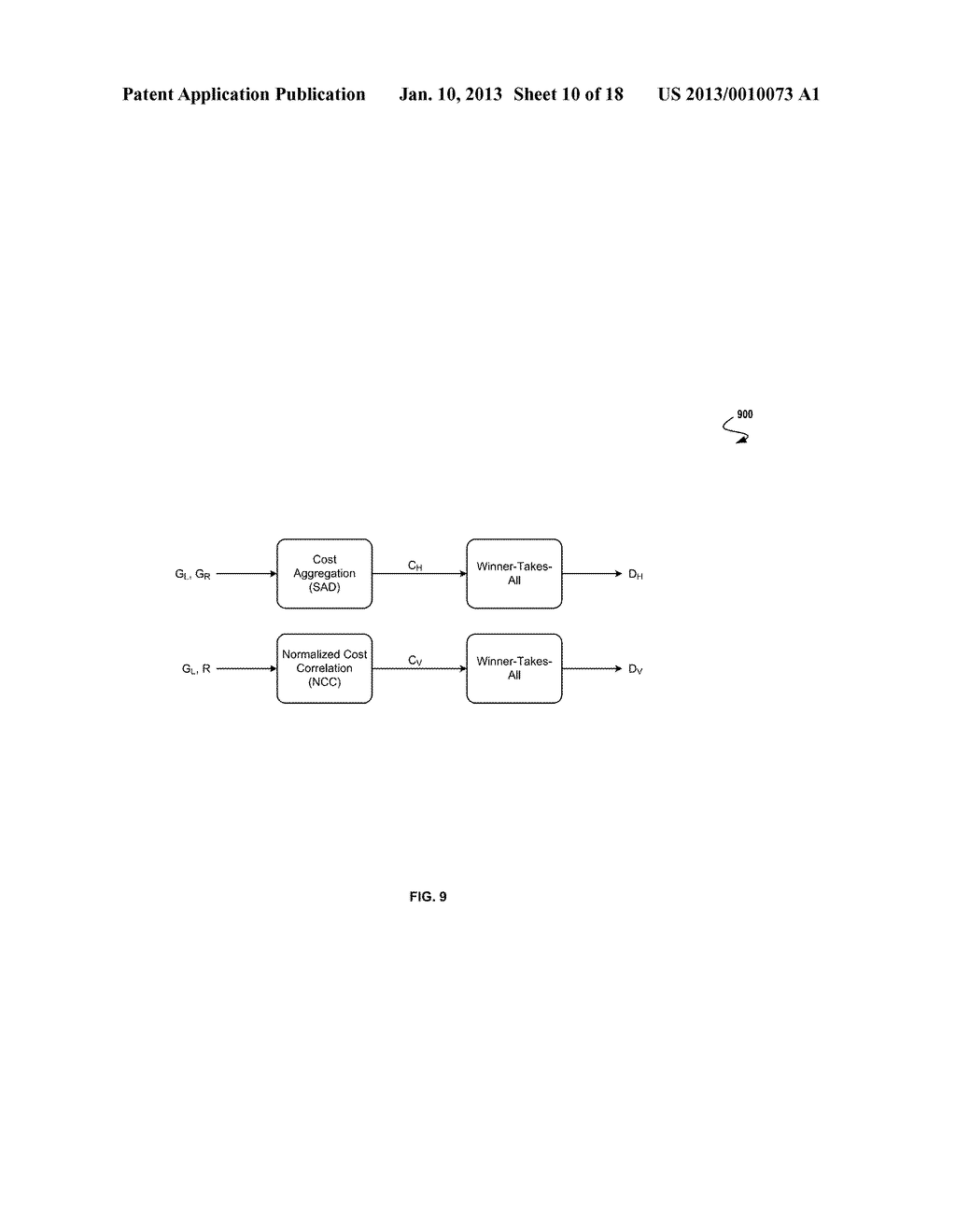 SYSTEM AND METHOD FOR GENERATING A DEPTH MAP AND FUSING IMAGES FROM A     CAMERA ARRAY - diagram, schematic, and image 11