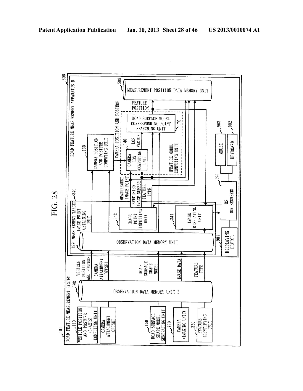 MEASUREMENT APPARATUS, MEASUREMENT METHOD, AND FEATURE IDENTIFICATION     APPARATUS - diagram, schematic, and image 29