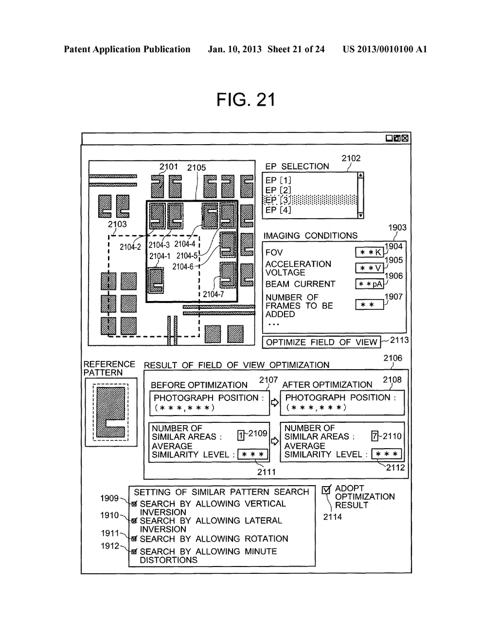 IMAGE GENERATING METHOD AND DEVICE USING SCANNING CHARGED PARTICLE     MICROSCOPE, SAMPLE OBSERVATION METHOD, AND OBSERVING DEVICE - diagram, schematic, and image 22