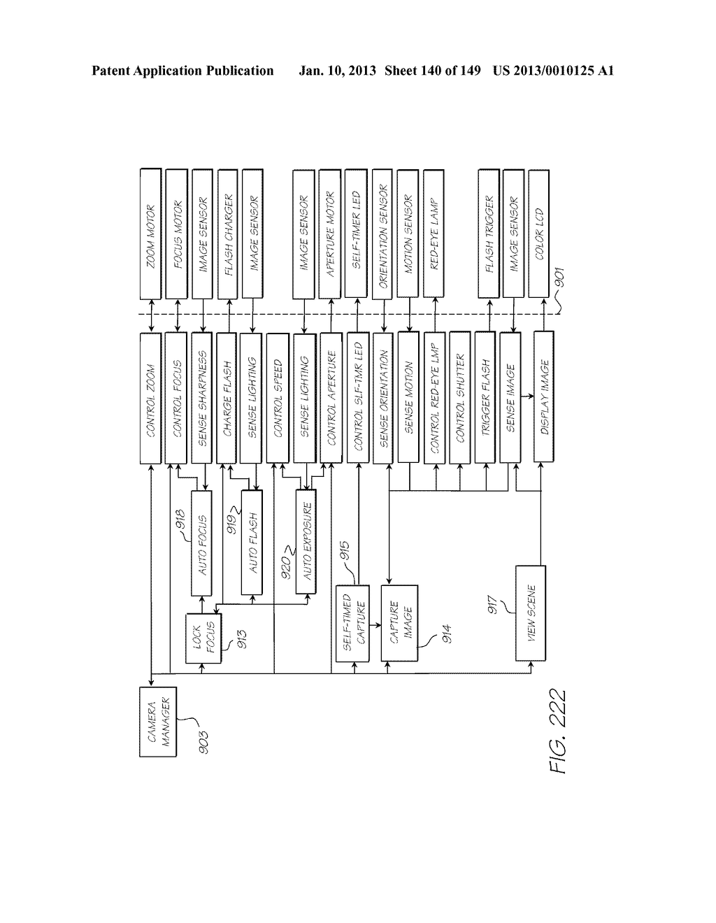 HANDHELD DIGITAL CAMERA DEVICE WITH ORIENTATION SENSING AND DECODING     CAPABILITIES - diagram, schematic, and image 141