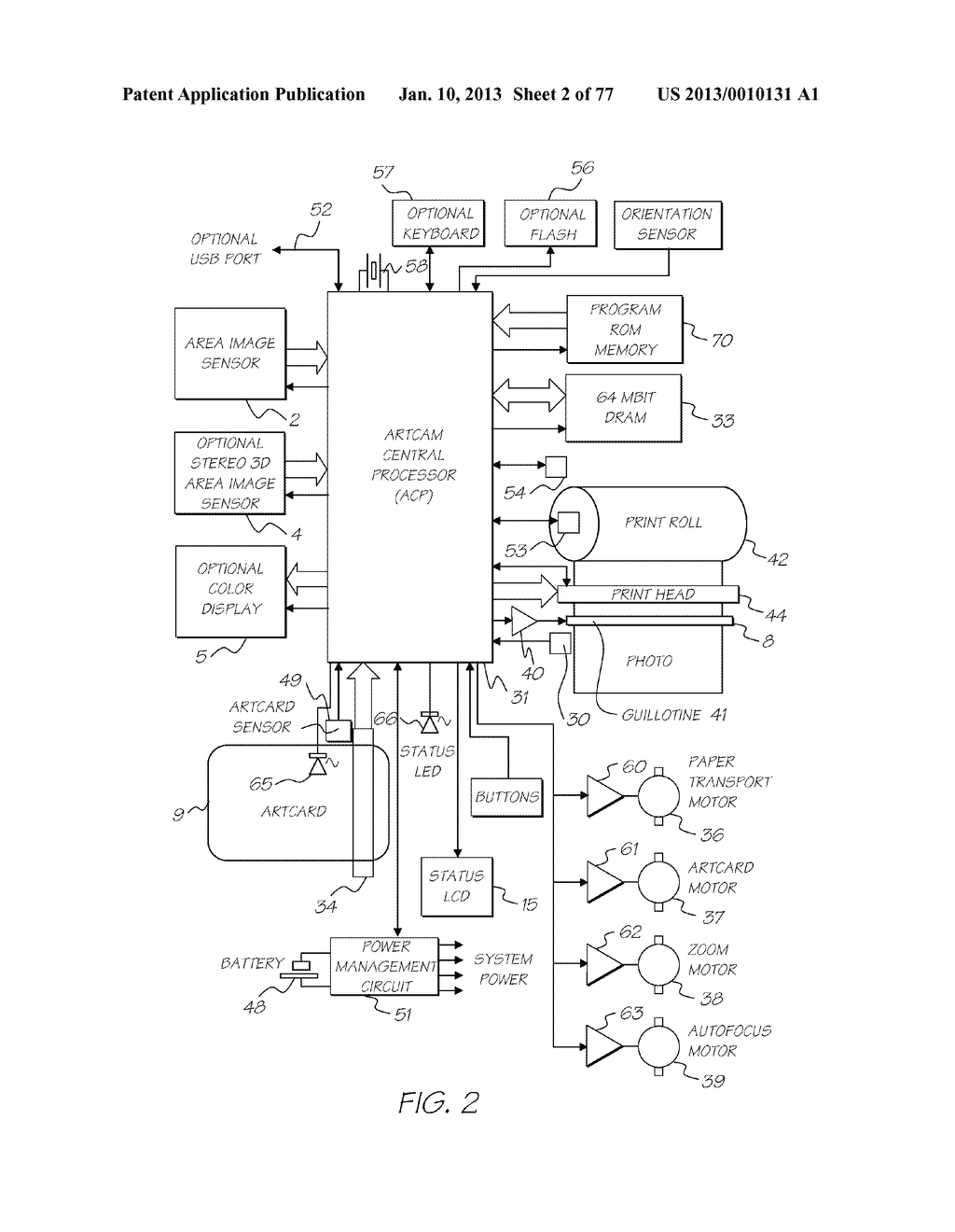 PORTABLE DEVICE WITH IMAGE SENSOR AND QUAD-CORE PROCESSOR FOR MULTI-POINT     FOCUS IMAGE CAPTURE - diagram, schematic, and image 03