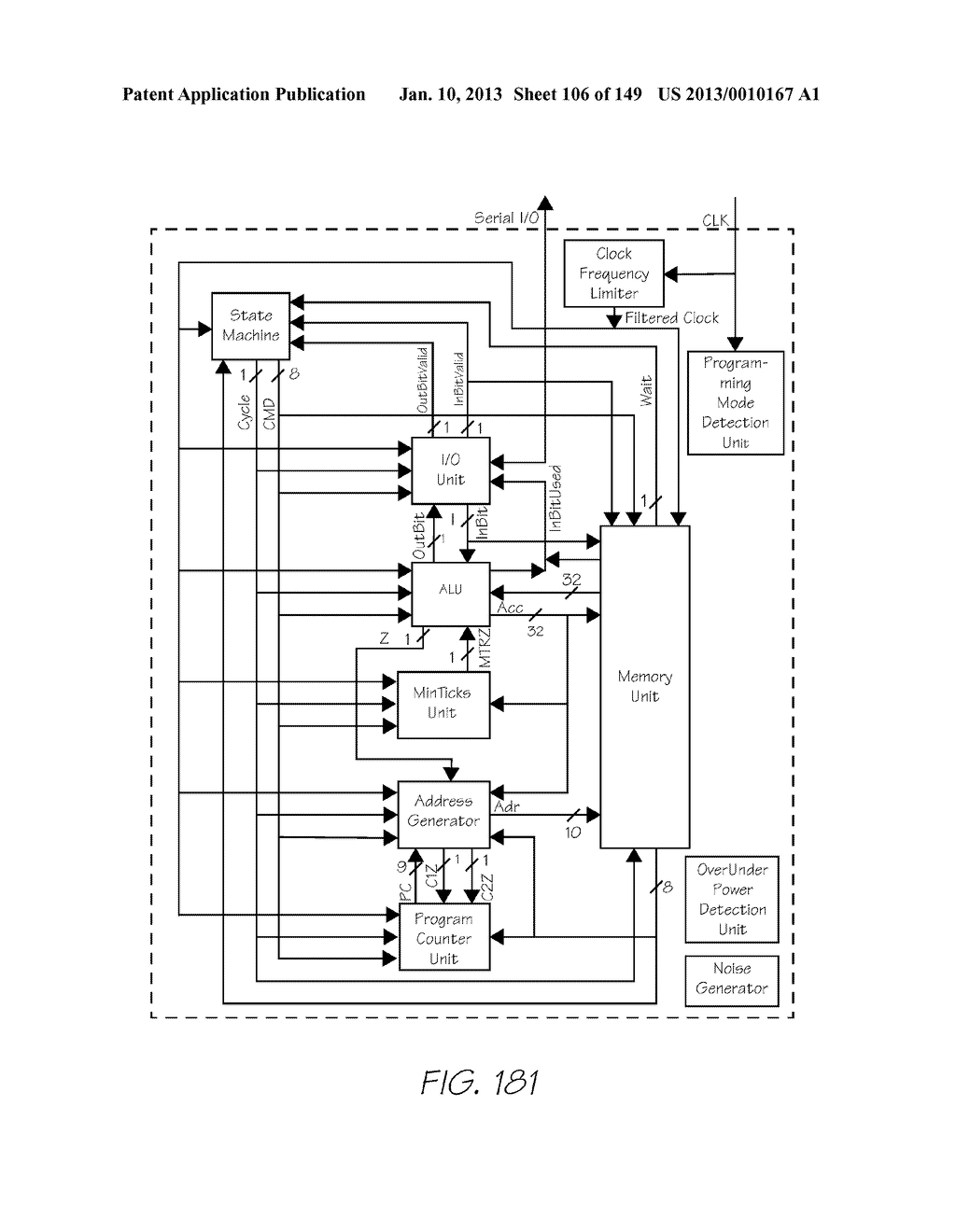 HANDHELD IMAGING DEVICE WITH IMAGE PROCESSOR AND IMAGE SENSOR INTERFACE     PROVIDED ON SHARED SUBSTRATE - diagram, schematic, and image 107