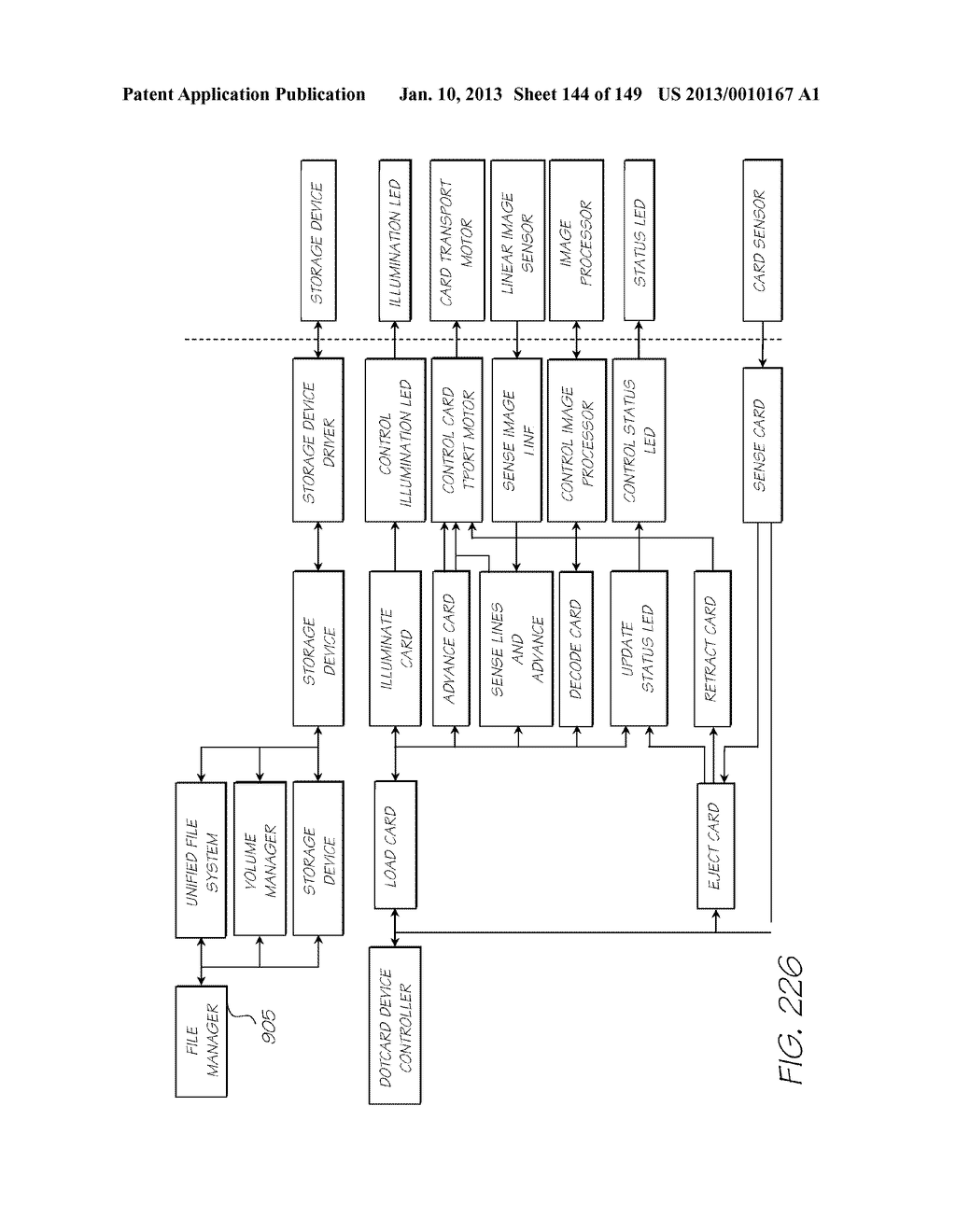 HANDHELD IMAGING DEVICE WITH IMAGE PROCESSOR AND IMAGE SENSOR INTERFACE     PROVIDED ON SHARED SUBSTRATE - diagram, schematic, and image 145