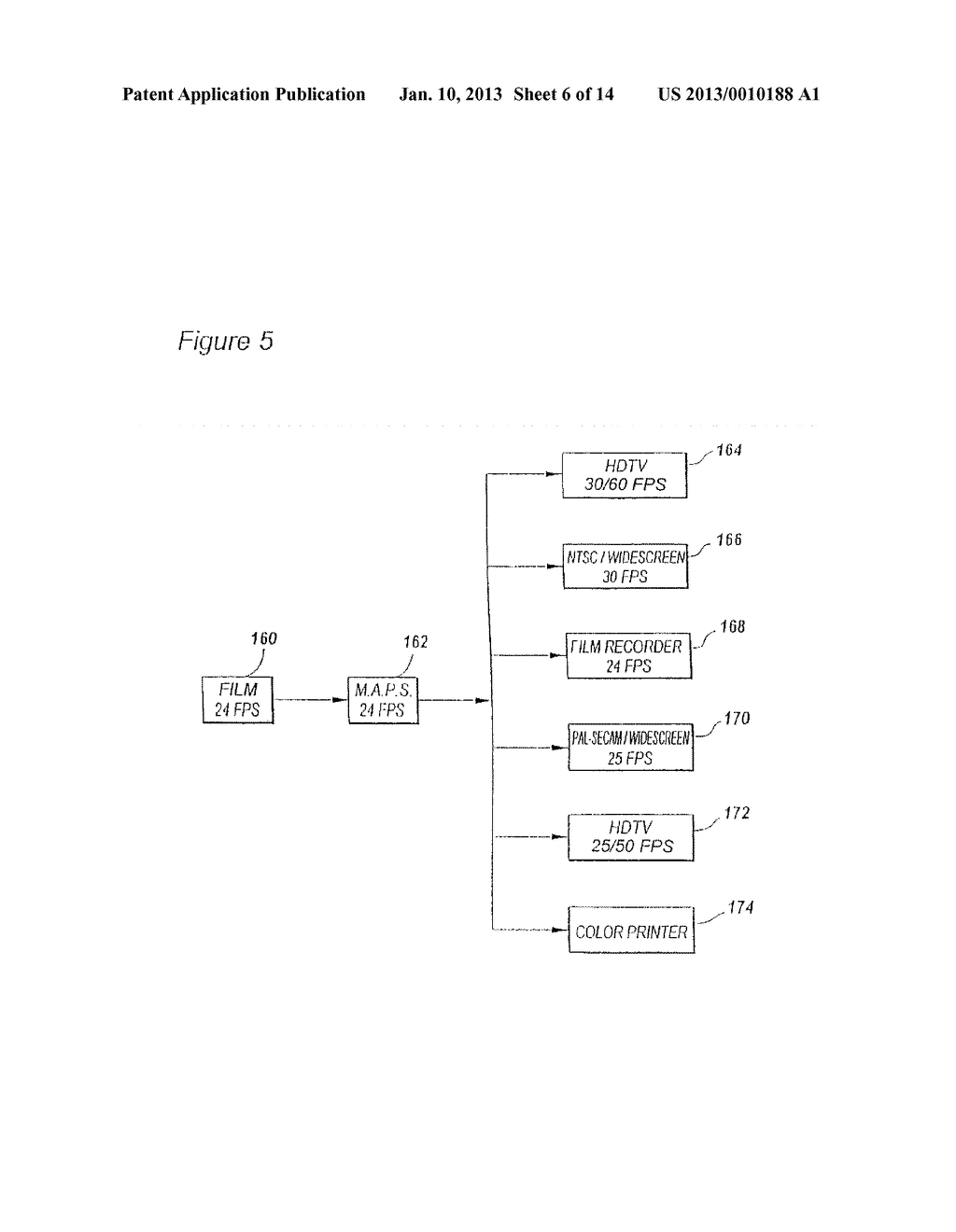 WIDE-BAND MULTI-FORMAT AUDIO/VIDEO PRODUCTION SYSTEM WITH FRAME-RATE     CONVERSION - diagram, schematic, and image 07