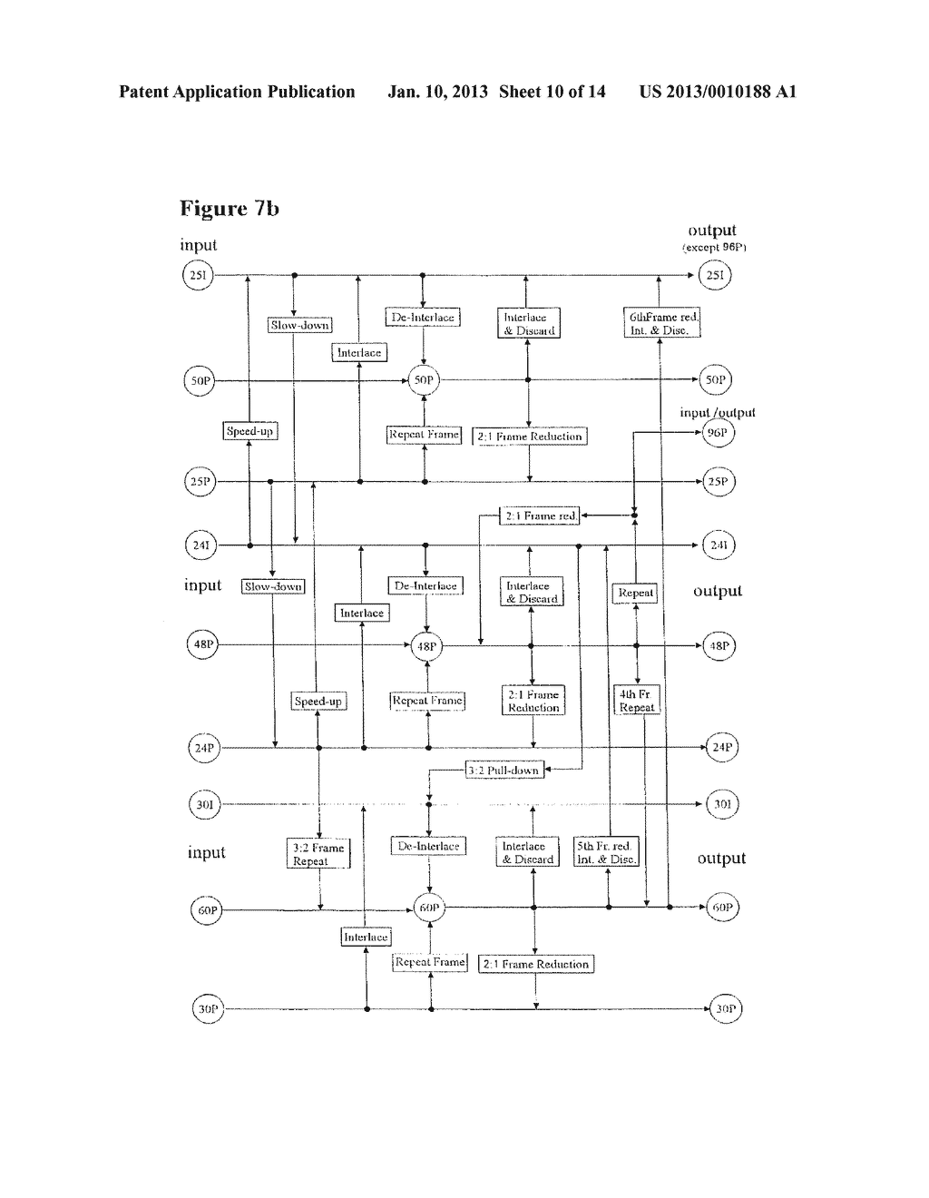 WIDE-BAND MULTI-FORMAT AUDIO/VIDEO PRODUCTION SYSTEM WITH FRAME-RATE     CONVERSION - diagram, schematic, and image 11