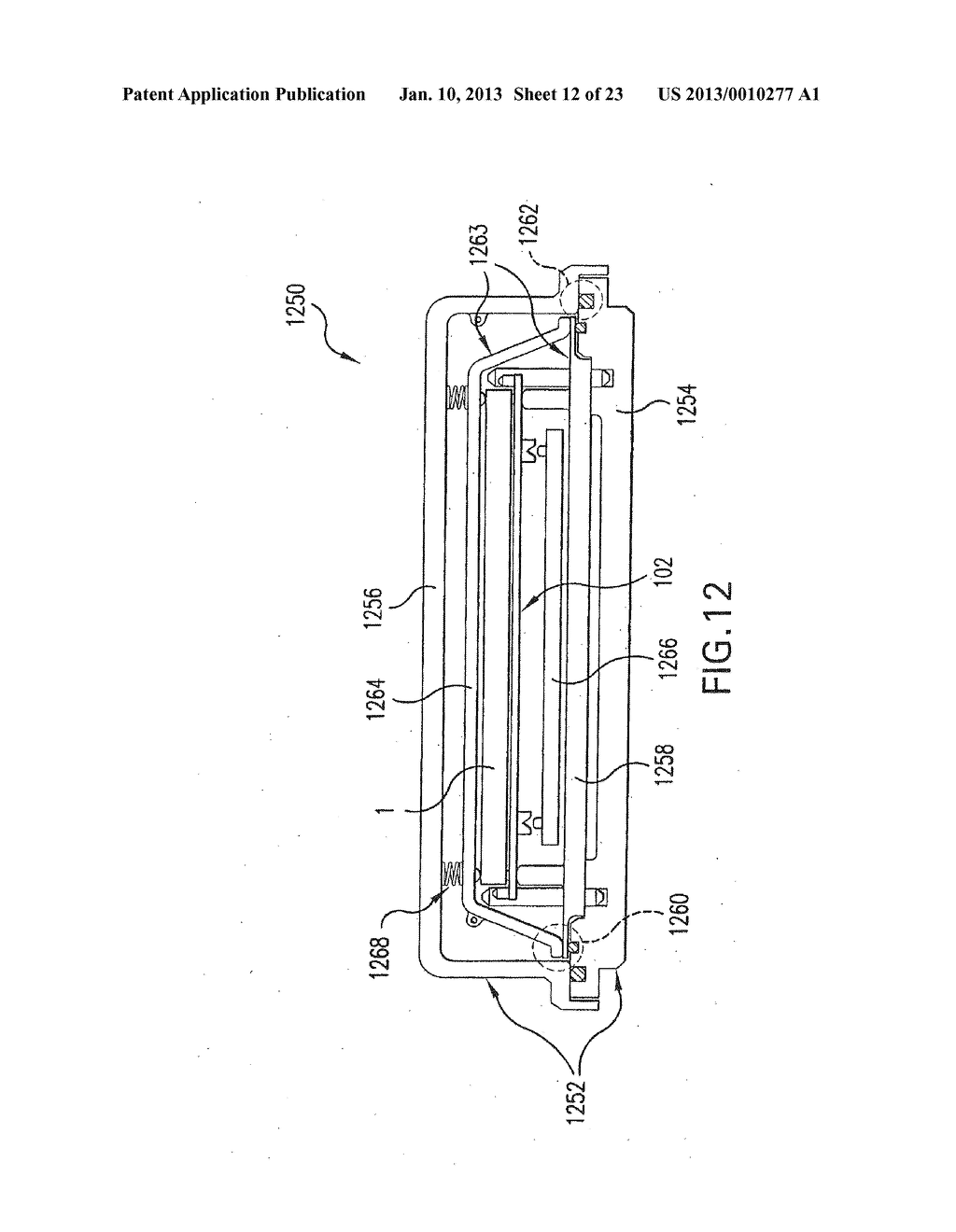 System and Method for Using a Two Part Cover and a Box for Protecting a     Reticle - diagram, schematic, and image 13