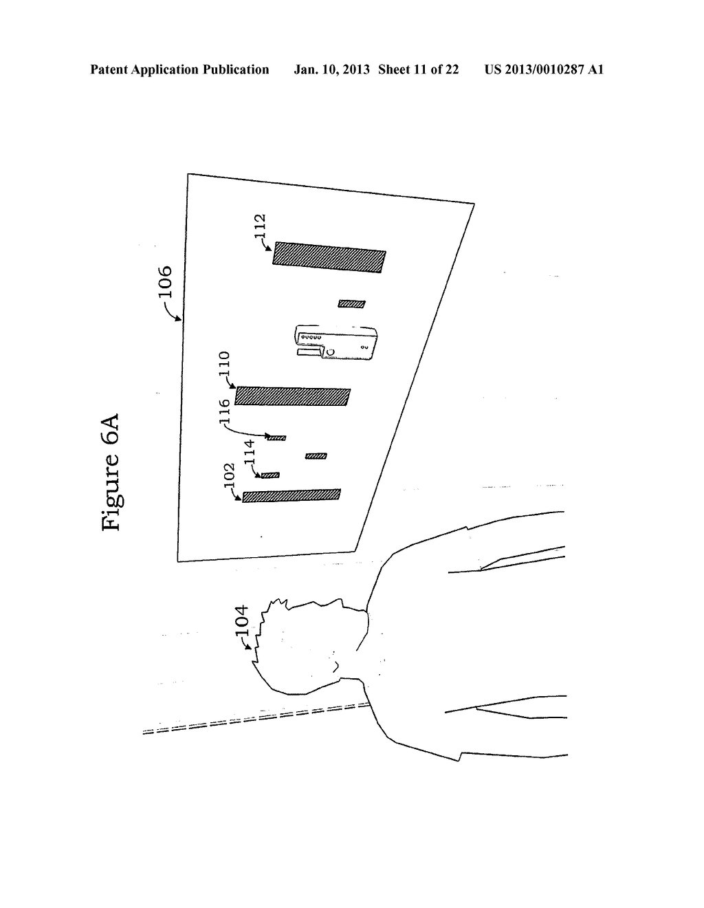 ELECTRONIC DEVICE FOR DETECTING AN OBJECT BENEATH A WALL SECTION OF     INTEREST HAVING A PERSISTENT IMAGE DISPLAY - diagram, schematic, and image 12