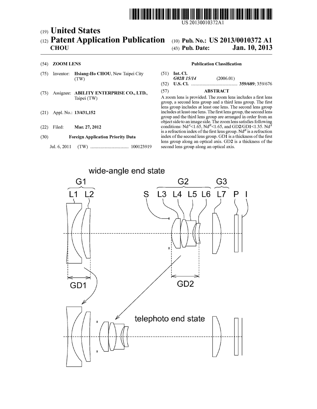 ZOOM LENS - diagram, schematic, and image 01