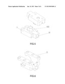 LOCKING CONNECTION DEVICE, LED BOX AND LED DISPLAY SCREEN diagram and image