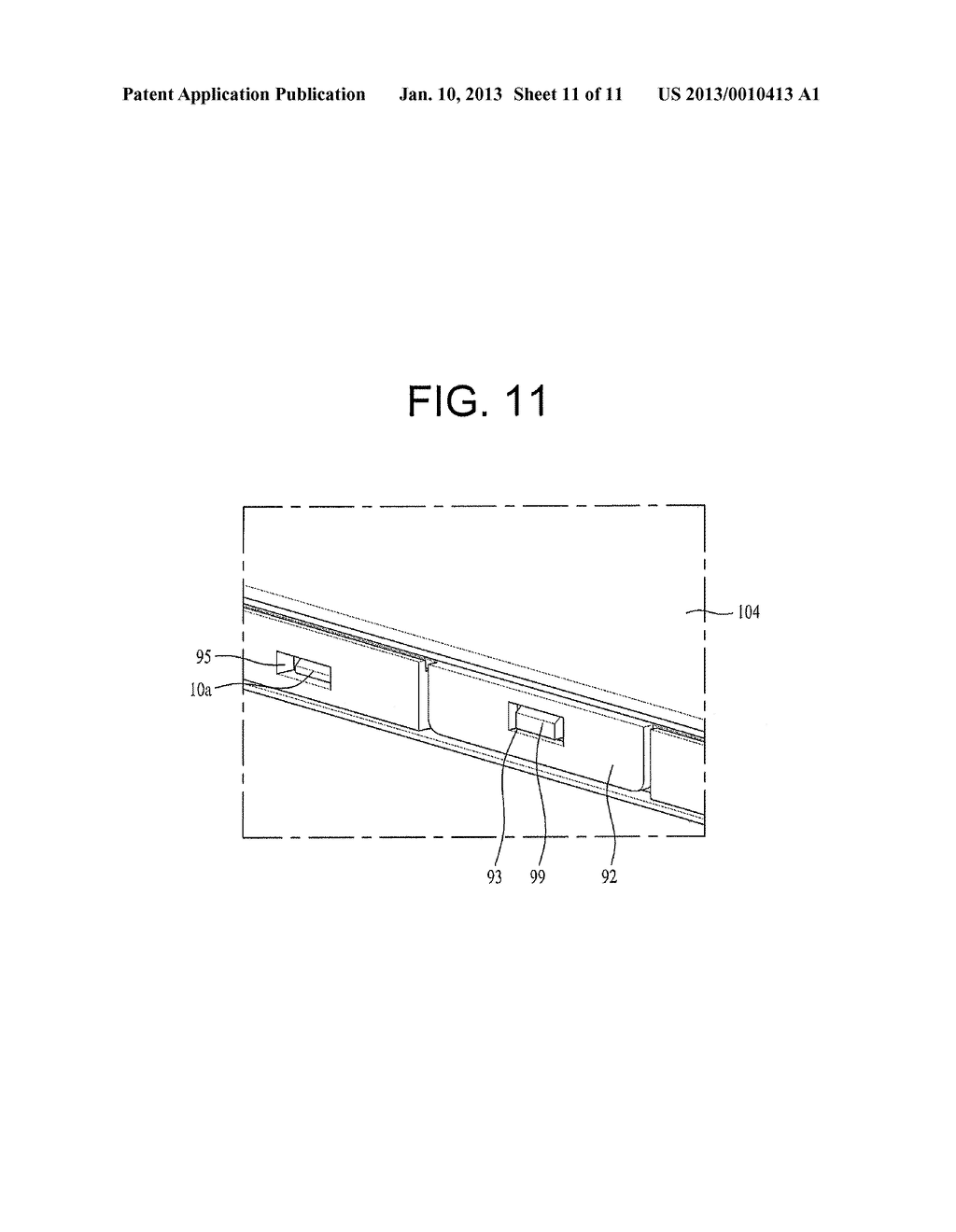 FLAT PANEL TYPE IMAGE DISPLAY DEVICE AND METHOD FOR MANUFACTURING THE SAME - diagram, schematic, and image 12