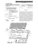 KEYBOARD FIXING STRUCTURE FOR FIXING A KEYBOARD AND PORTABLE ELECTRONIC     DEVICE THEREWITH diagram and image