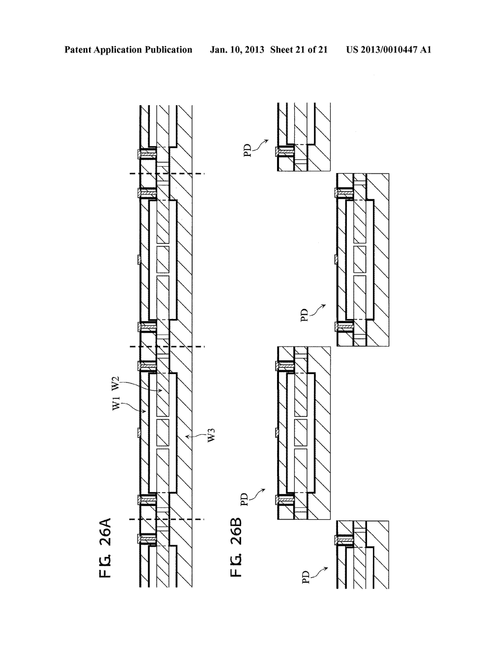 PACKAGED DEVICE AND METHOD OF FABRICATING PACKAGED-DEVICE - diagram, schematic, and image 22