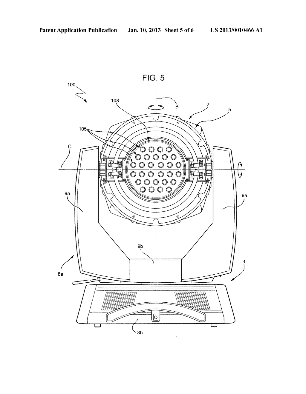 STAGE LIGHT FIXTURE - diagram, schematic, and image 06