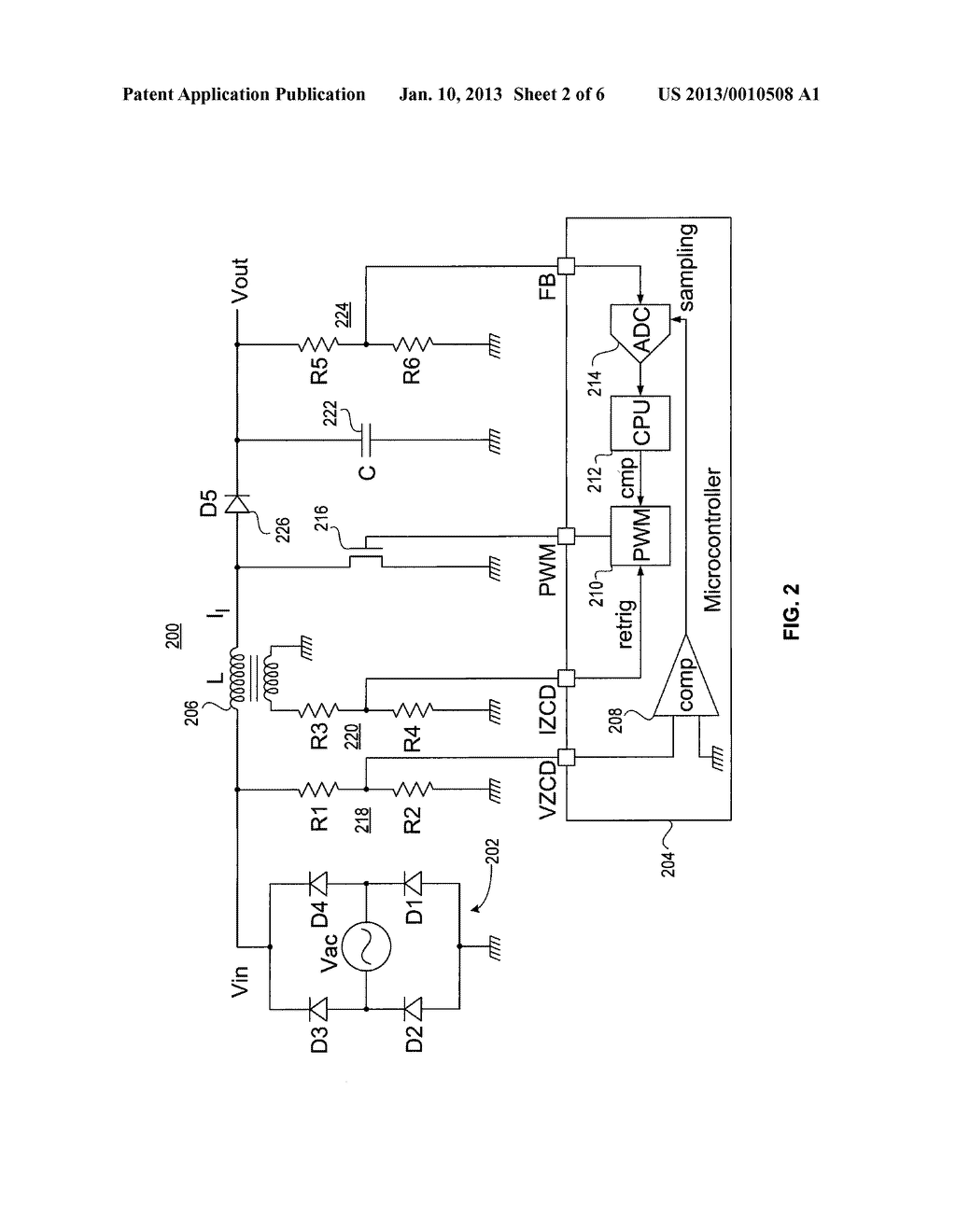 MAIN SUPPLY ZERO CROSSING DETECTION FOR PFC CONVERTER - diagram, schematic, and image 03