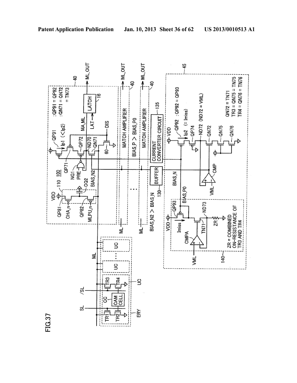 CONTENT ADDRESSABLE MEMORY - diagram, schematic, and image 37