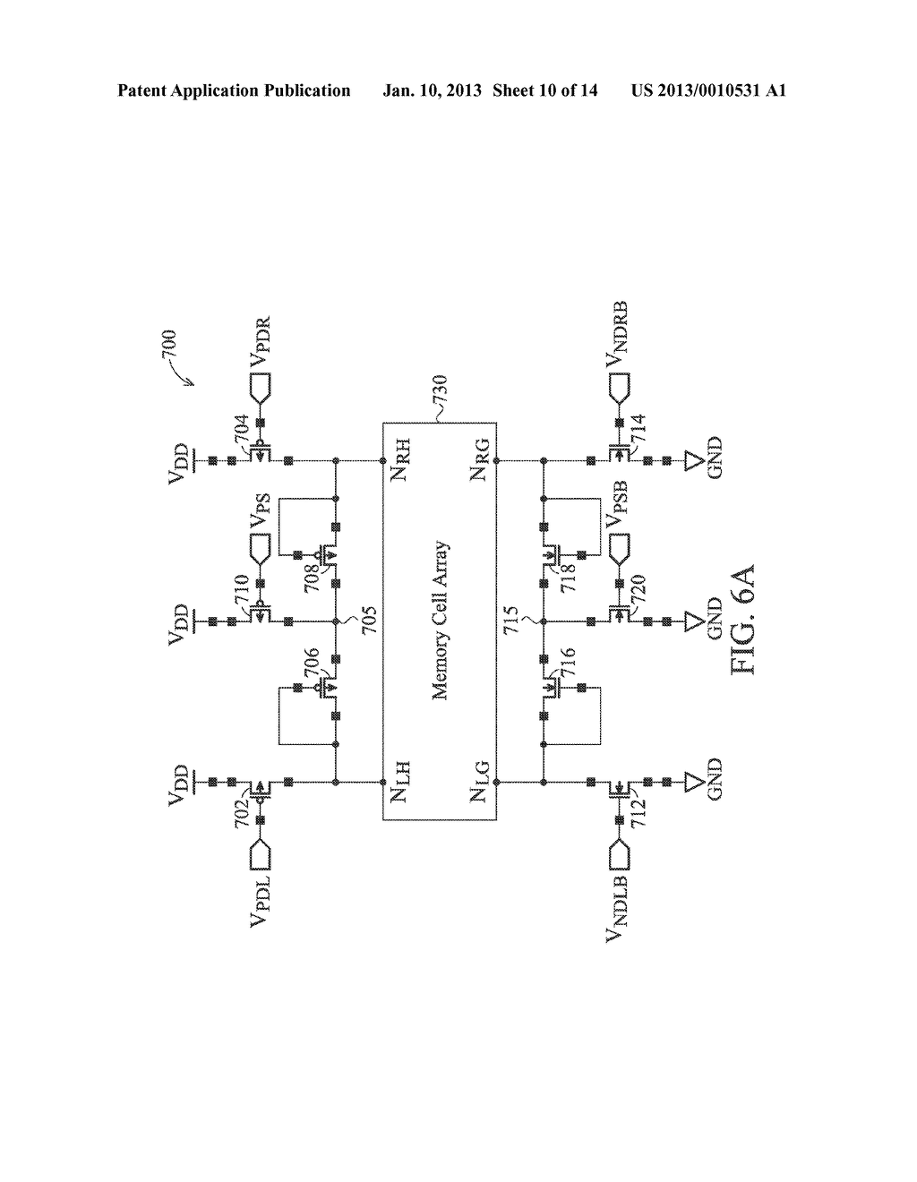 MEMORY CIRCUIT AND WORD LINE CONTROL CIRCUIT - diagram, schematic, and image 11