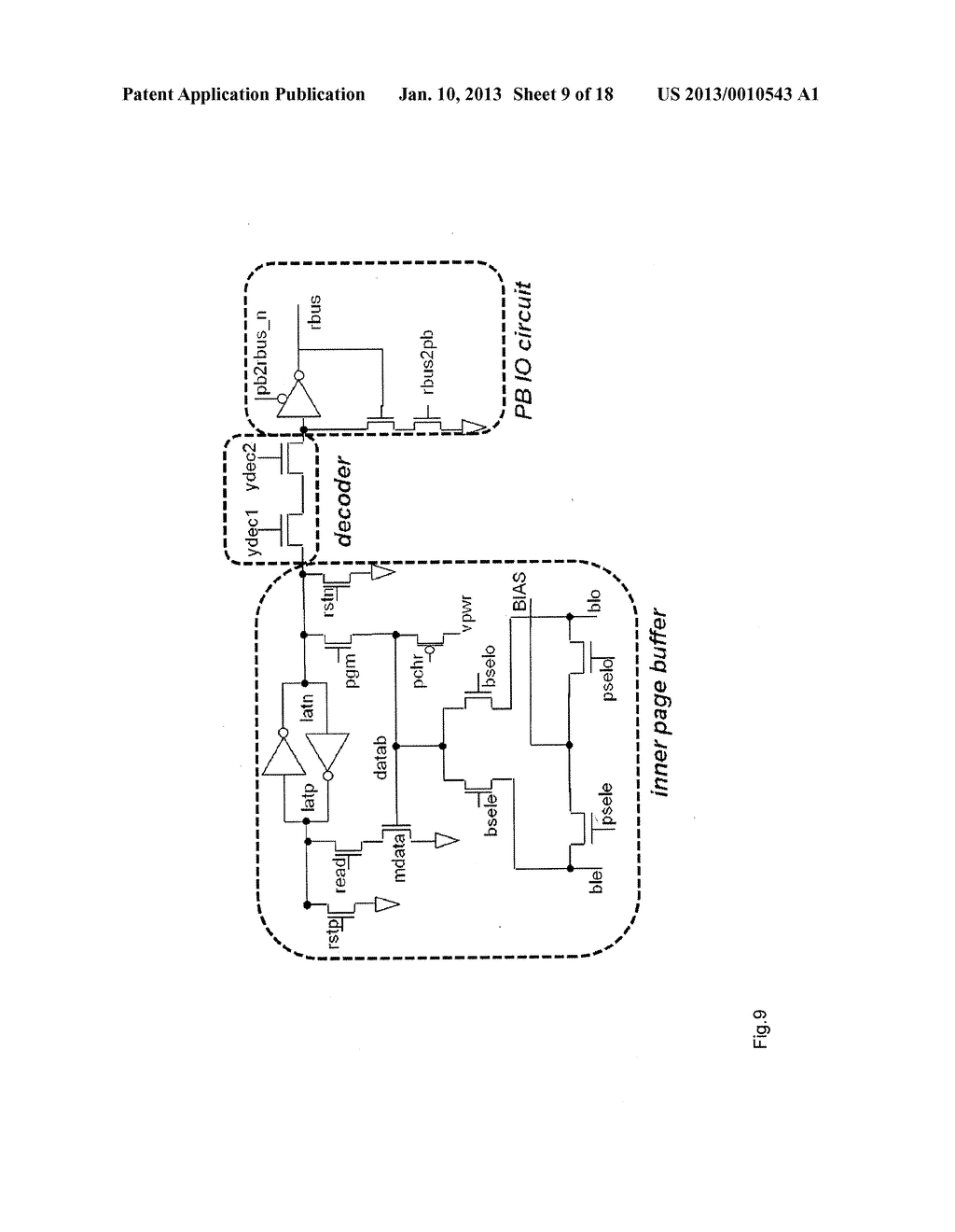 MEMORY DEVICE HAVING SWITCH PROVIDING VOLTAGE TO BIT LINE - diagram, schematic, and image 10