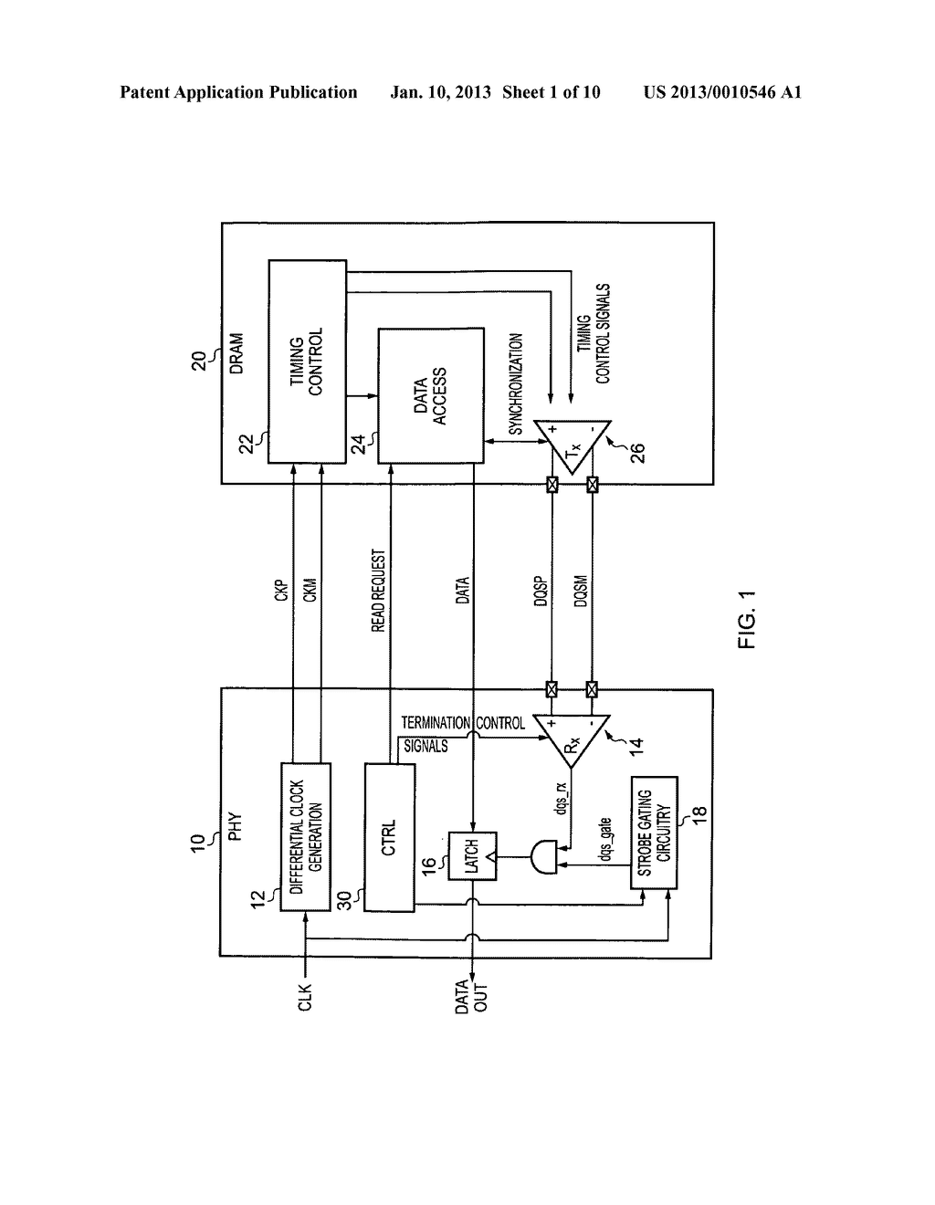 Apparatus and method for receiving a differential data strobe signal - diagram, schematic, and image 02