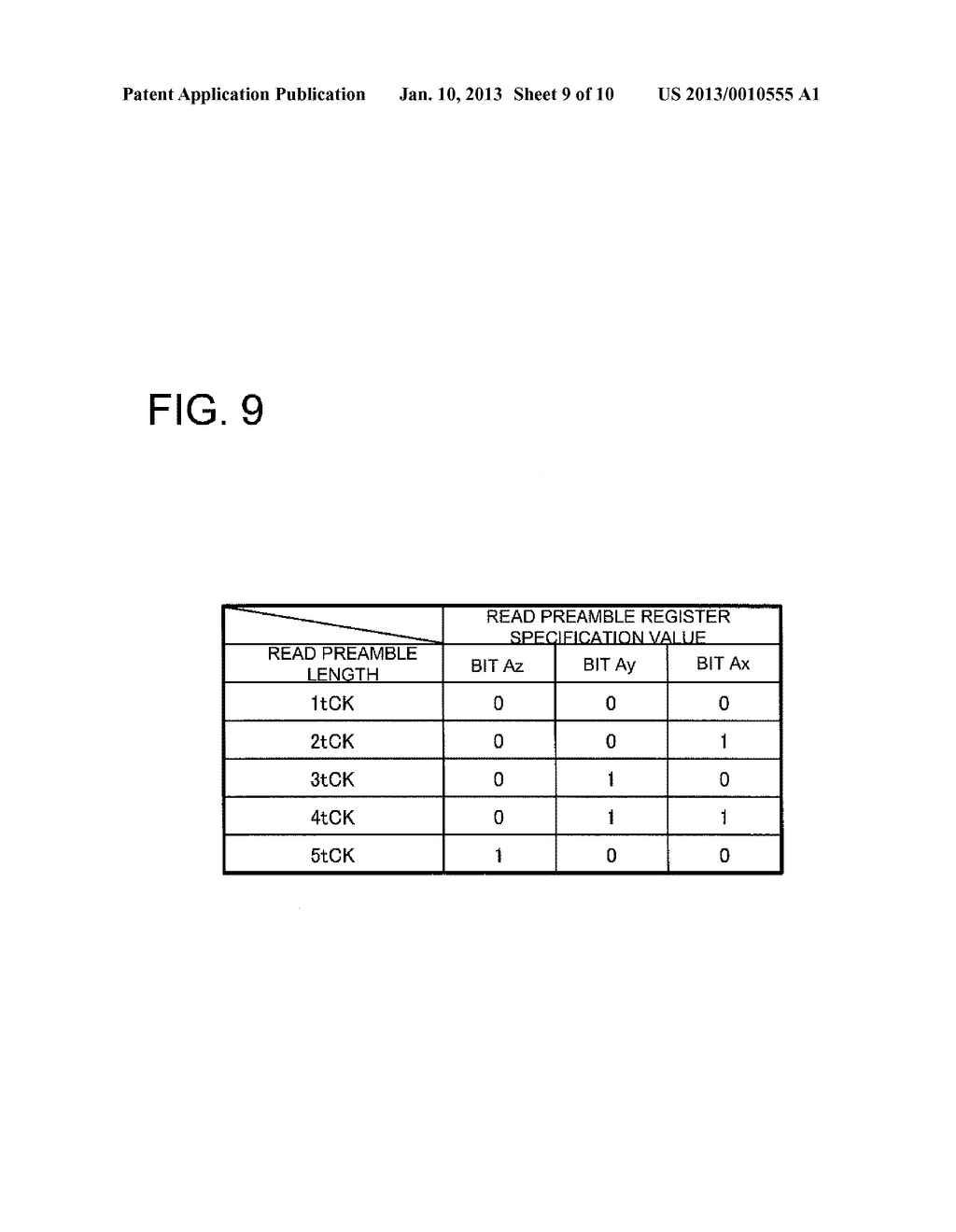 SEMICONDUCTOR MEMORY DEVICE, METHOD OF CONTROLLING READ PREAMBLE SIGNAL     THEREOF, AND DATA TRANSMISSION SYSTEM - diagram, schematic, and image 10