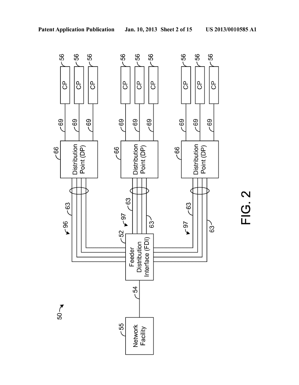 SYSTEMS AND METHODS FOR COMMUNICATING AMONG NETWORK DISTRIBUTION POINTS - diagram, schematic, and image 03