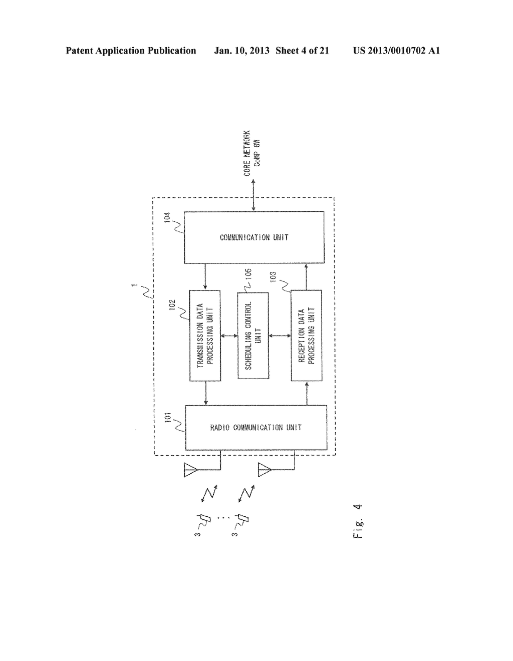 RADIO COMMUNICATION SYSTEM, COMMUNICATION APPARATUS, METHOD FOR     CONTROLLING SIMULTANEOUS TRANSMISSION FROM MULTIPLE BASE STATIONS, AND     NON-TRANSITORY COMPUTER READABLE MEDIUM - diagram, schematic, and image 05