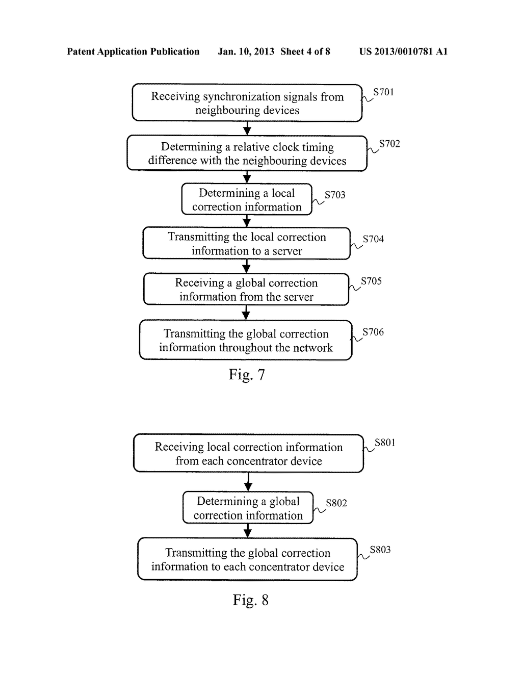 METHODS AND DEVICES FOR PERFORMING SYNCHRONIZATION AND COMPENSATING CLOCK     DRIFT AMONG COMMUNICATION DEVICES - diagram, schematic, and image 05