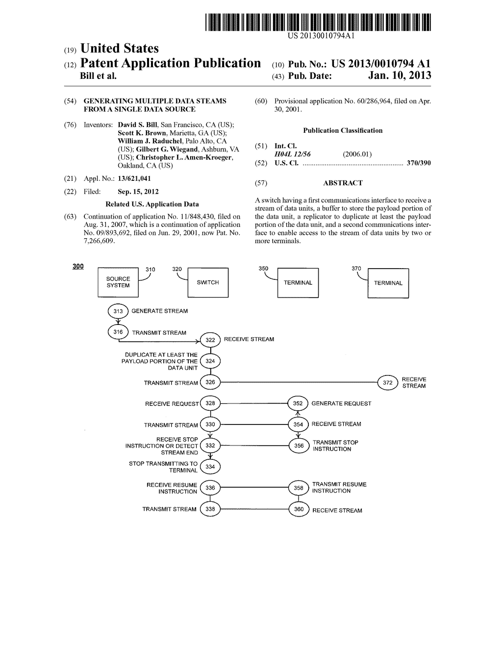 Generating Multiple Data Steams From a Single Data Source - diagram, schematic, and image 01