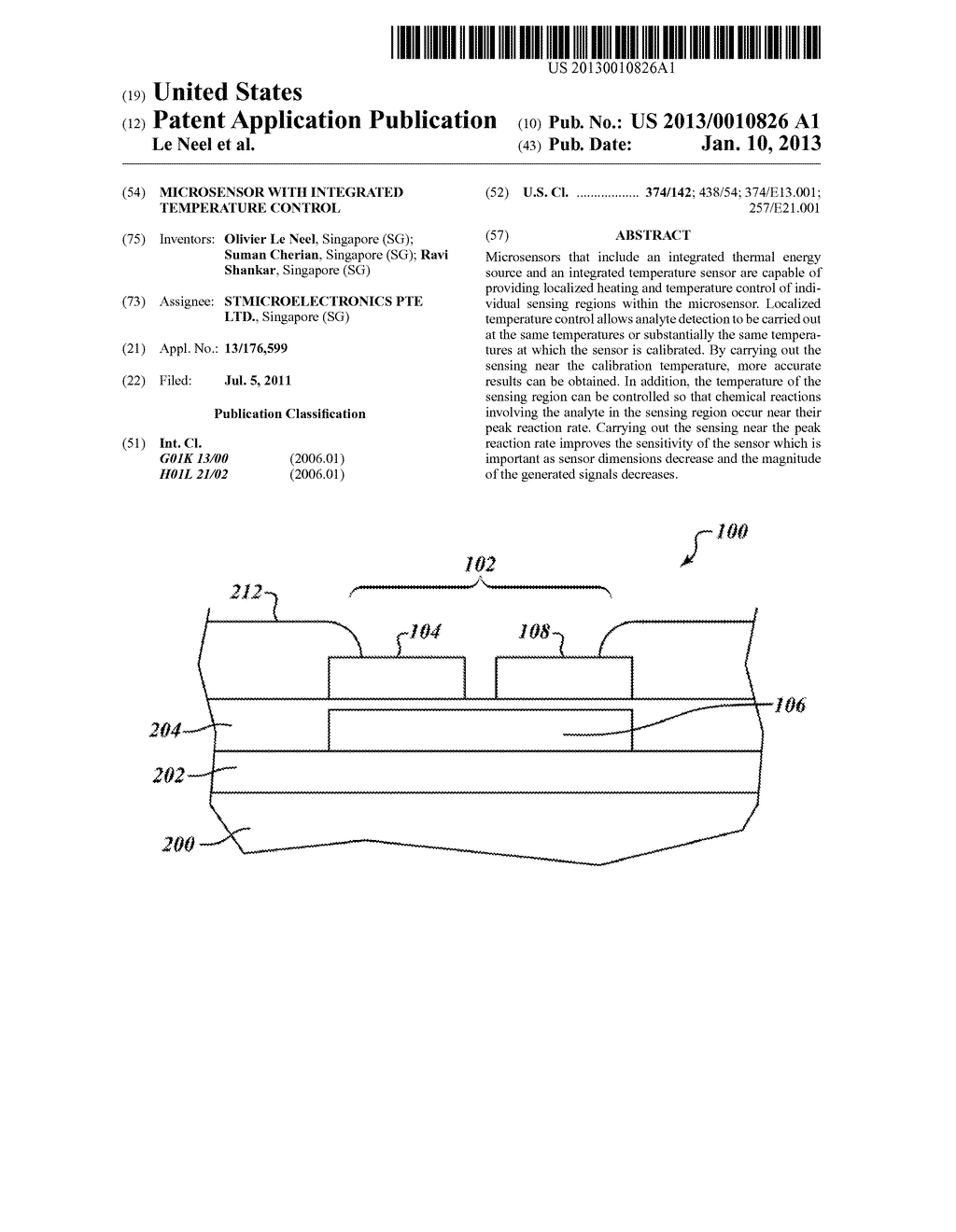 MICROSENSOR WITH INTEGRATED TEMPERATURE CONTROL - diagram, schematic, and image 01