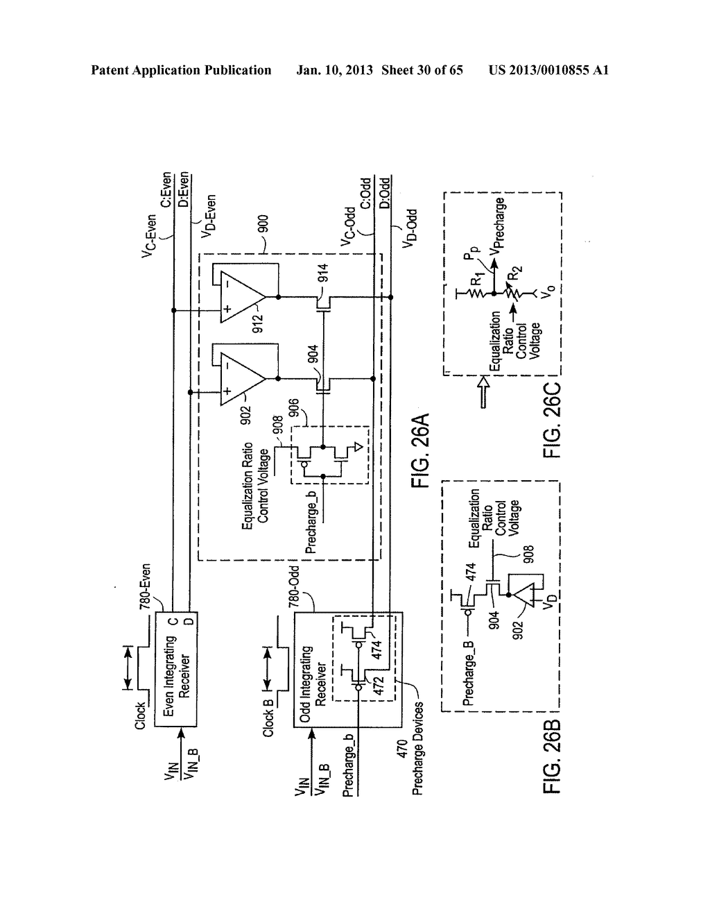 Multiphase receiver with equalization circuitry - diagram, schematic, and image 31