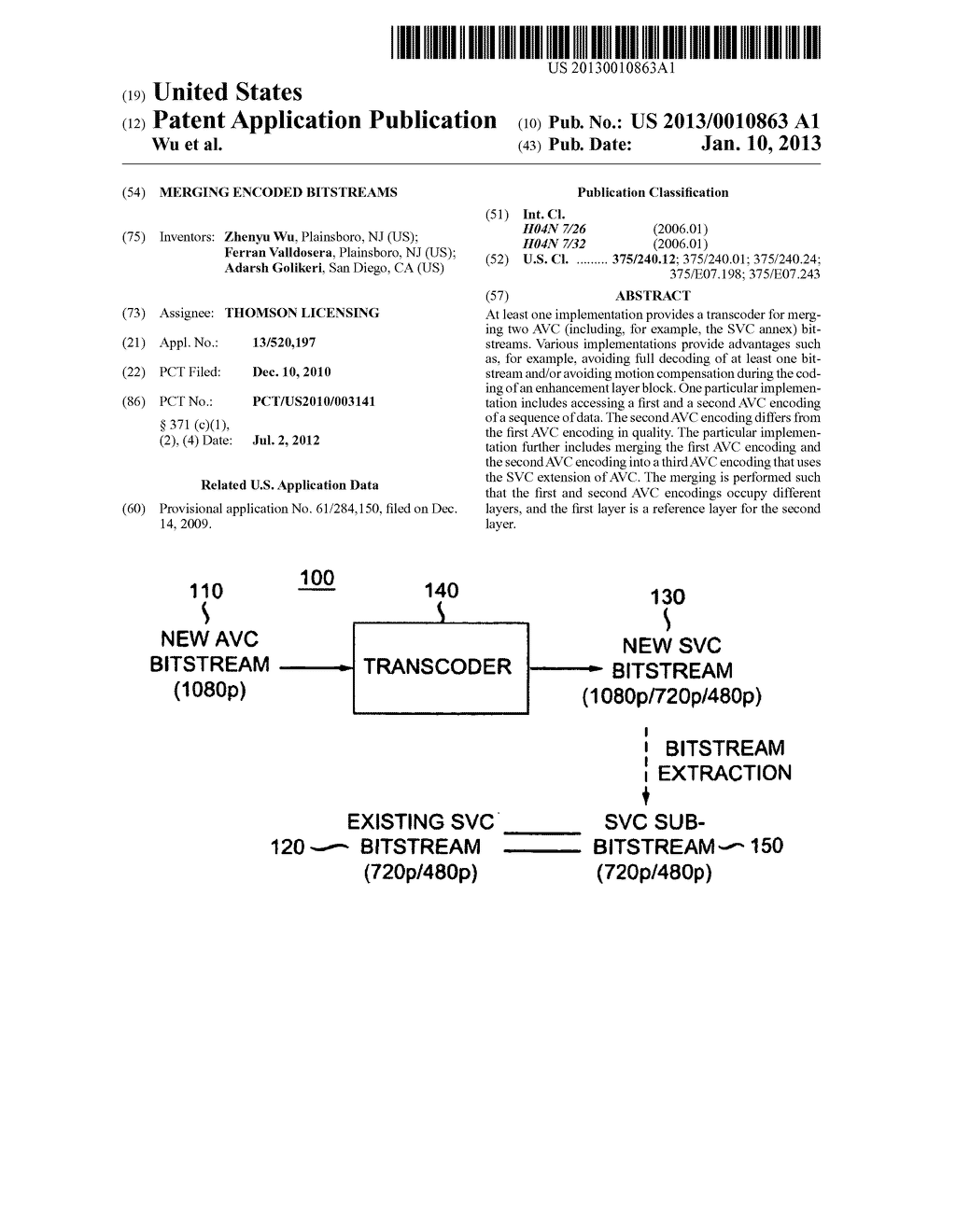 MERGING ENCODED BITSTREAMS - diagram, schematic, and image 01