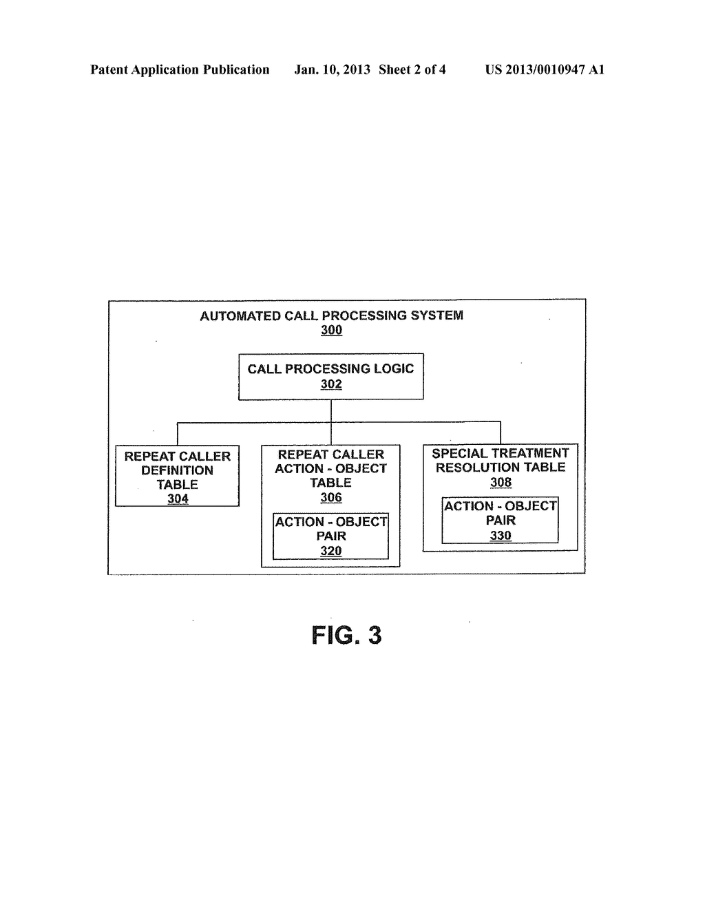 System and Method of Determining Call Treatment of Repeat Calls - diagram, schematic, and image 03
