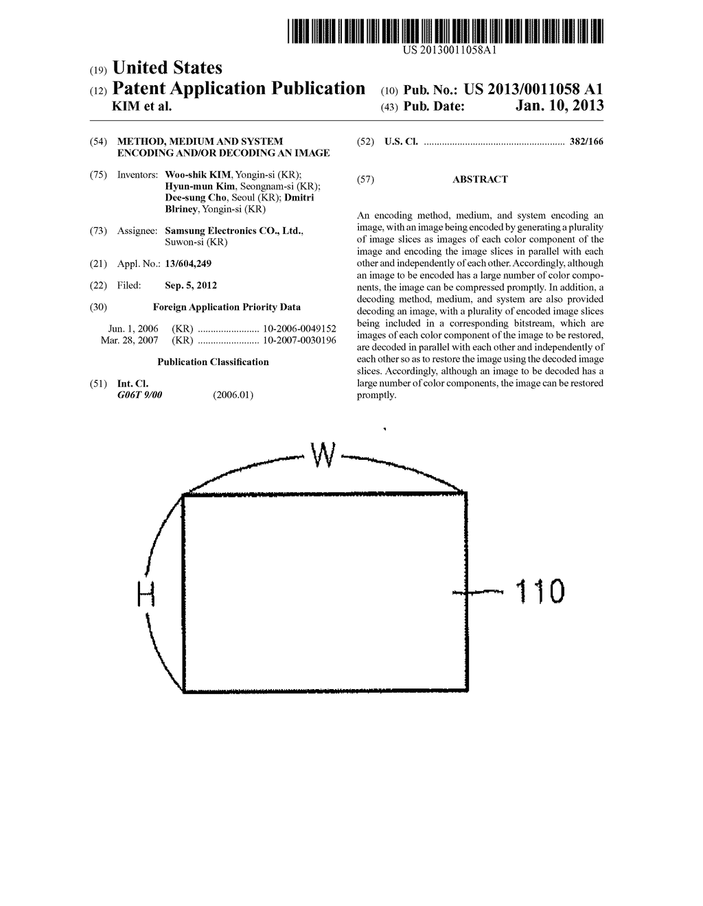 METHOD, MEDIUM AND SYSTEM ENCODING AND/OR DECODING AN IMAGE - diagram, schematic, and image 01