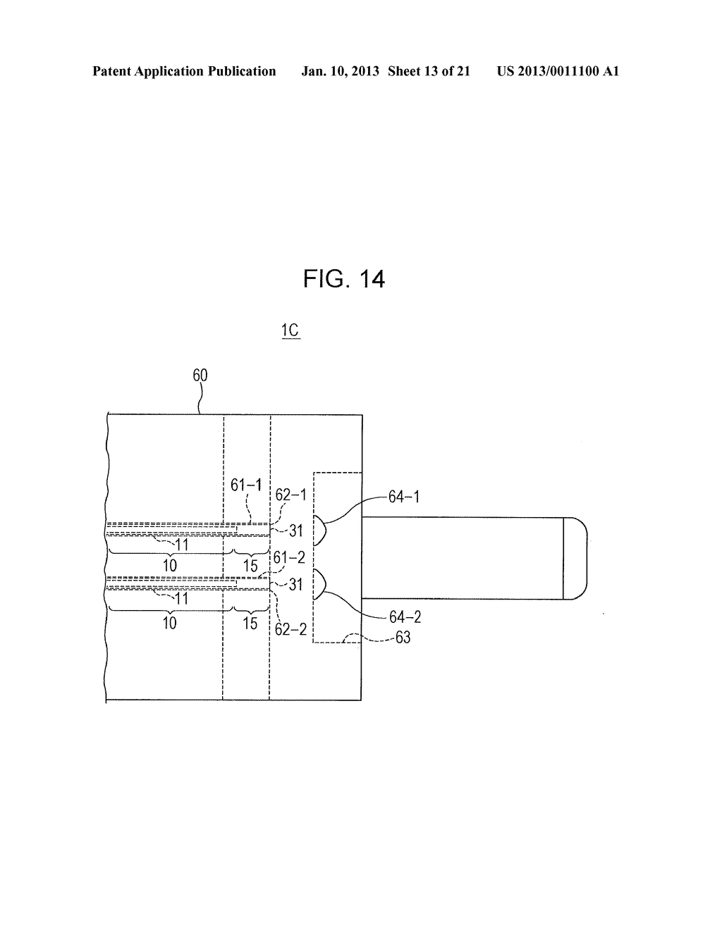 OPTICAL DEVICE AND METHOD OF MANUFACTURING OPTICAL DEVICE - diagram, schematic, and image 14