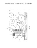 METHOD AND DEVICE FOR INTRODUCING A PIPE FOR OPTICAL CABLES INTO A SOLID     LAYING FOUNDATION diagram and image