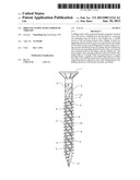 DRILLING SCRWE WITH COMPOUND THREADS diagram and image