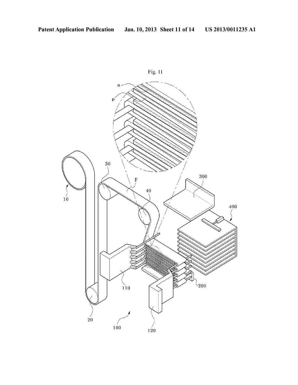 LAMINATE STRUCTURE GENERATOR, AND STACKING METHOD AND APPARATUS FOR     SECONDARY CELL INCLUDING THE SAME - diagram, schematic, and image 12