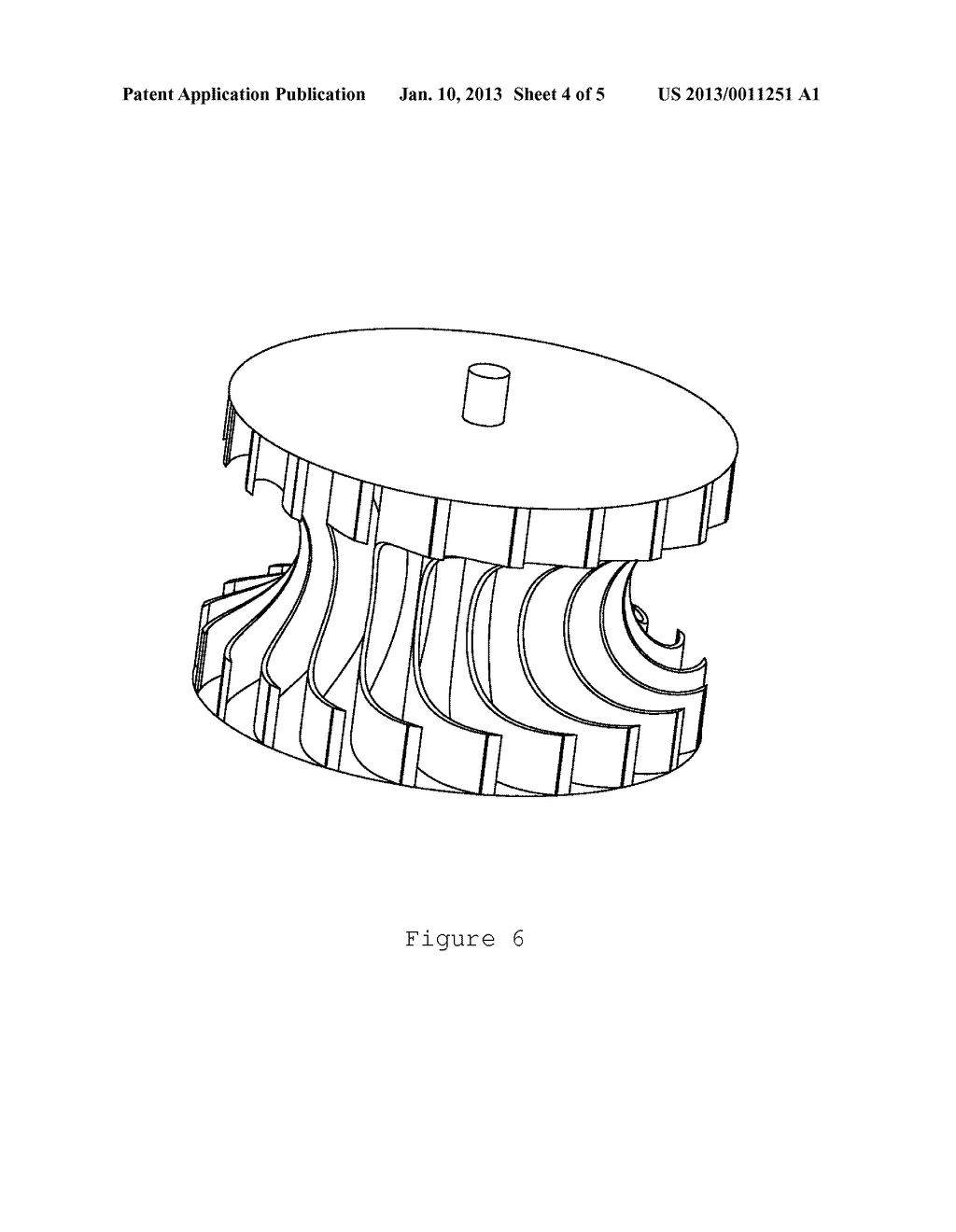 TURBINE WITH RADIAL INLET AND OUTLET ROTOR FOR USE IN BIDIRECTIONAL FLOWS - diagram, schematic, and image 05