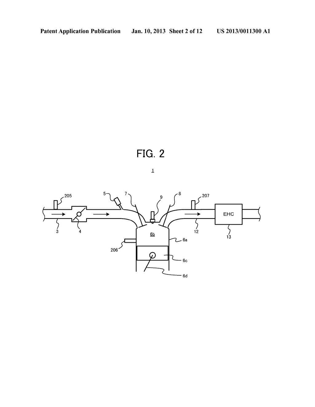 EXHAUST GAS PURIFYING DEVICE FOR INTERNAL COMBUSTION ENGINE - diagram, schematic, and image 03