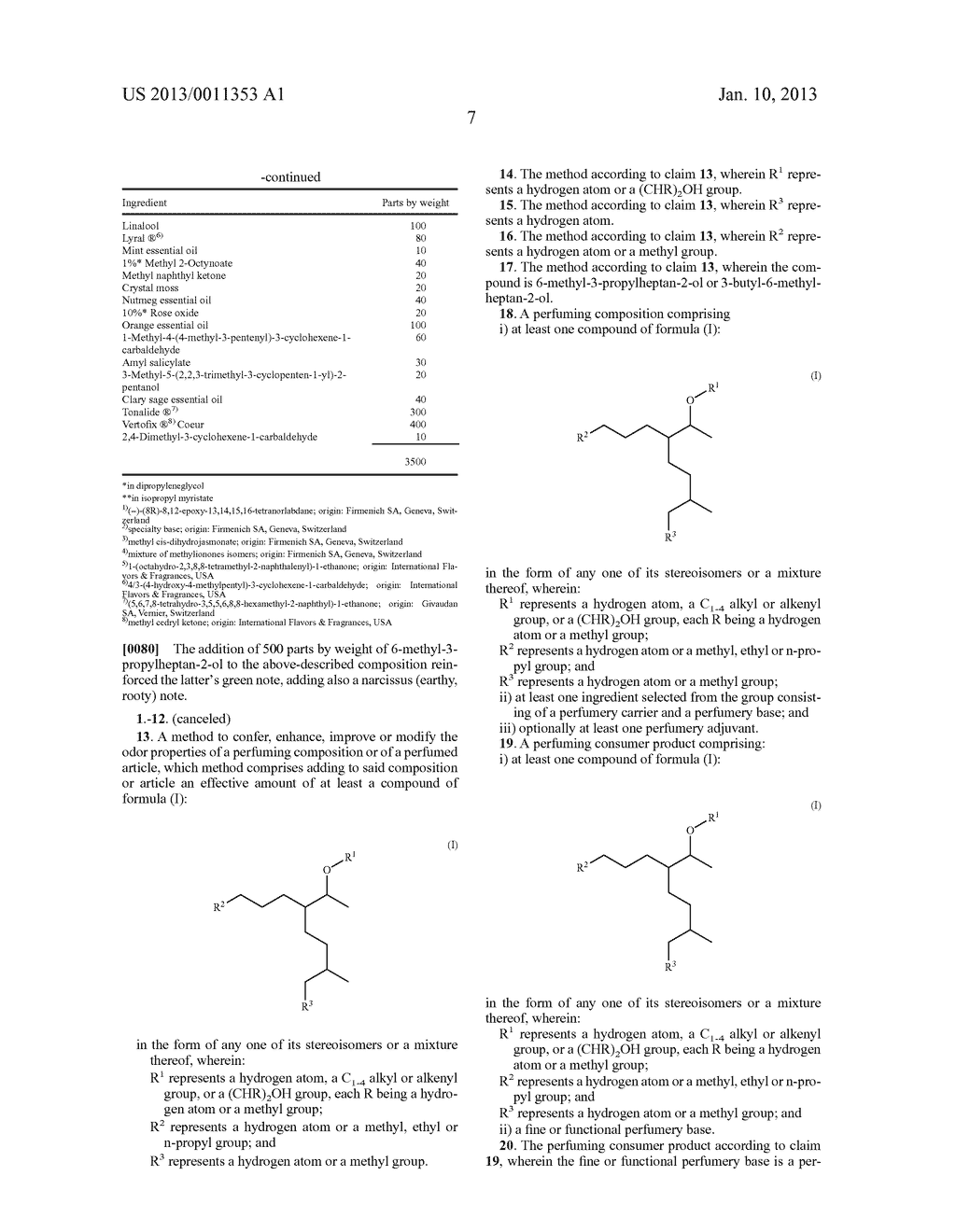 2-HYDROXY-6-METHYL-HEPTANE DERIVATIVES AS PERFUMING INGREDIENTS - diagram, schematic, and image 08