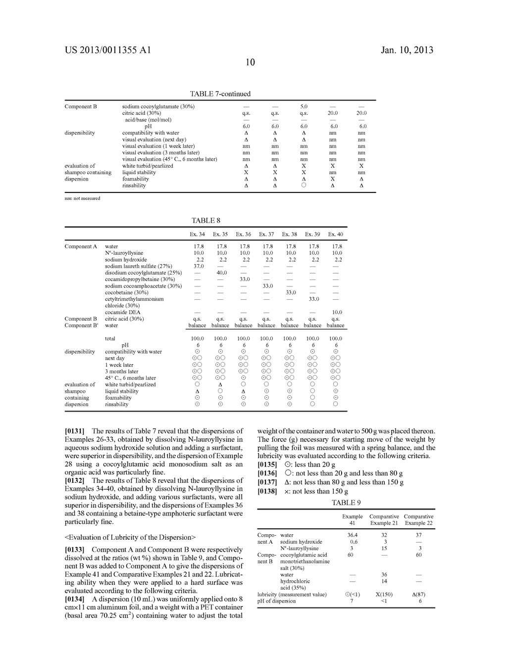 N-ACYL BASIC AMINO ACID DISPERSION - diagram, schematic, and image 15