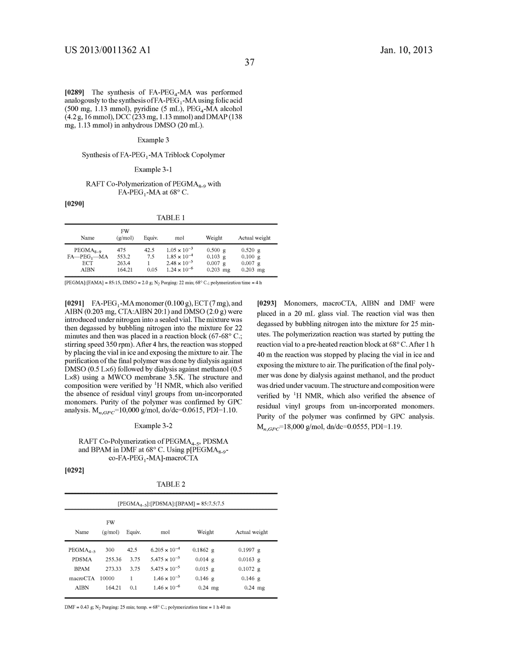 TARGETING MONOMERS AND POLYMERS HAVING TARGETING BLOCKS - diagram, schematic, and image 38