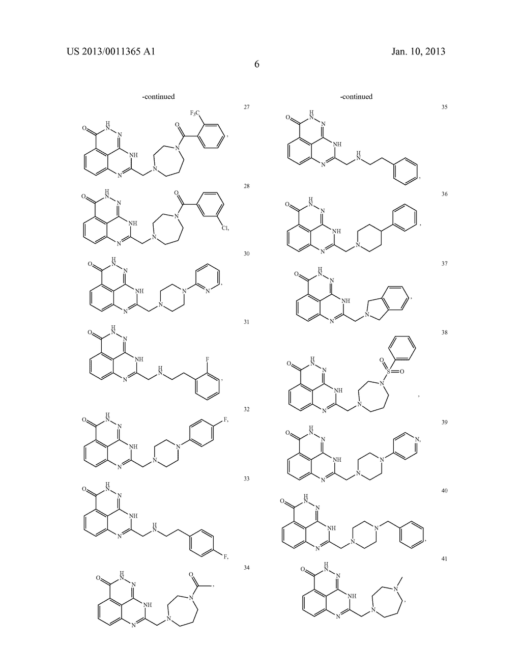 PARP INHIBITOR COMPOUNDS, COMPOSITIONS AND METHODS OF USE - diagram, schematic, and image 13