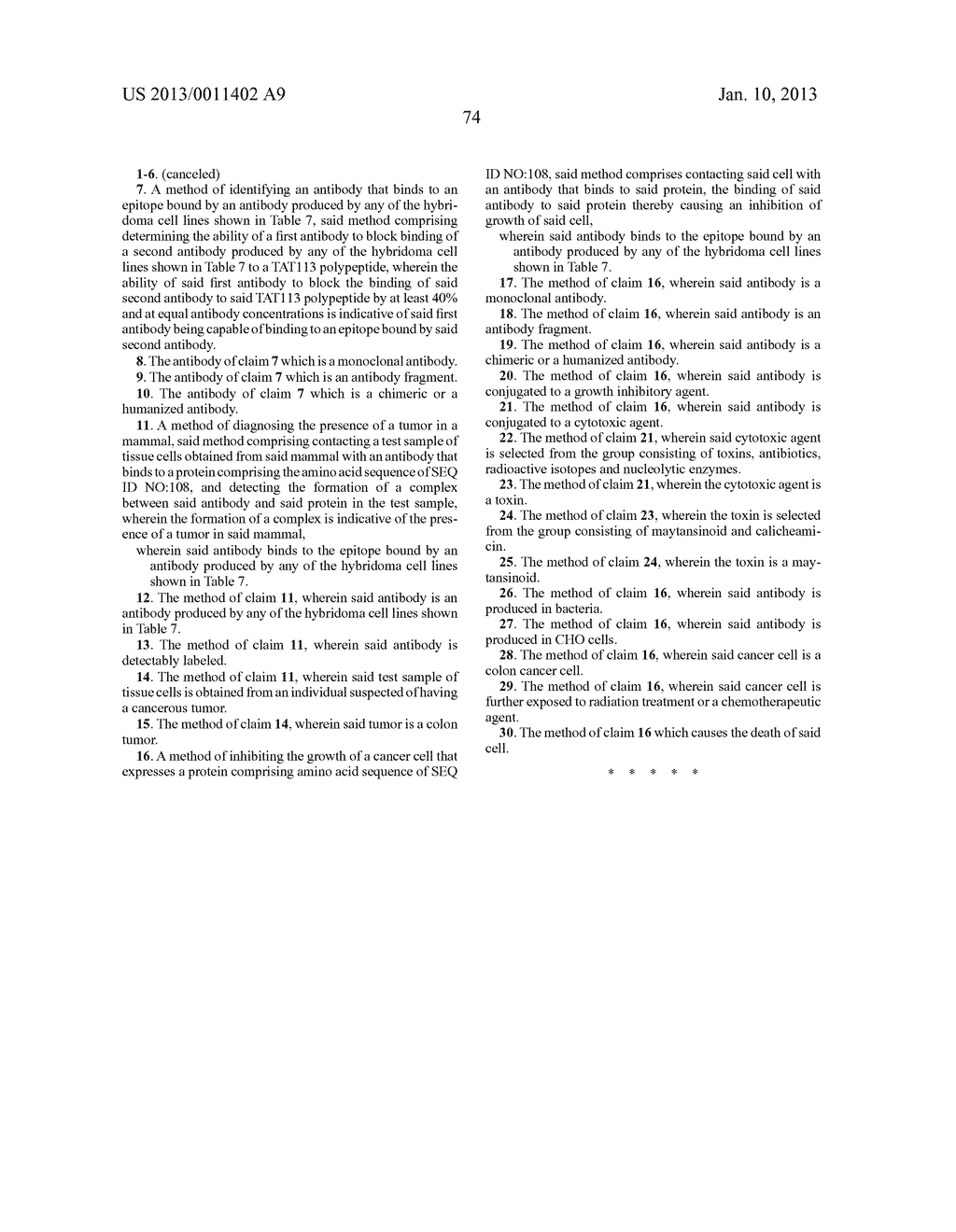 COMPOSITIONS AND METHODS FOR THE DIAGNOSIS AND TREATMENT OF TUMOR - diagram, schematic, and image 77