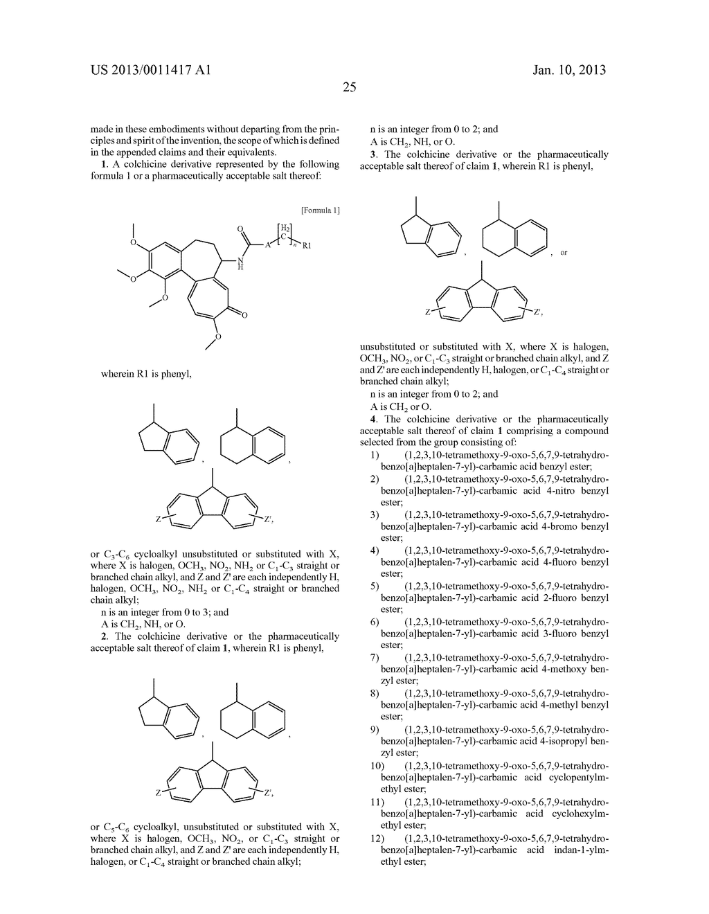 COLCHICINE DERIVATIVES OR PHARMACEUTICALLY ACCEPTABLE SALTS THEREOF,     METHOD FOR PREPARING SAID DERIVATIVES, AND PHARMACEUTICAL COMPOSITION     COMPRISING SAID DERIVATIVES - diagram, schematic, and image 28